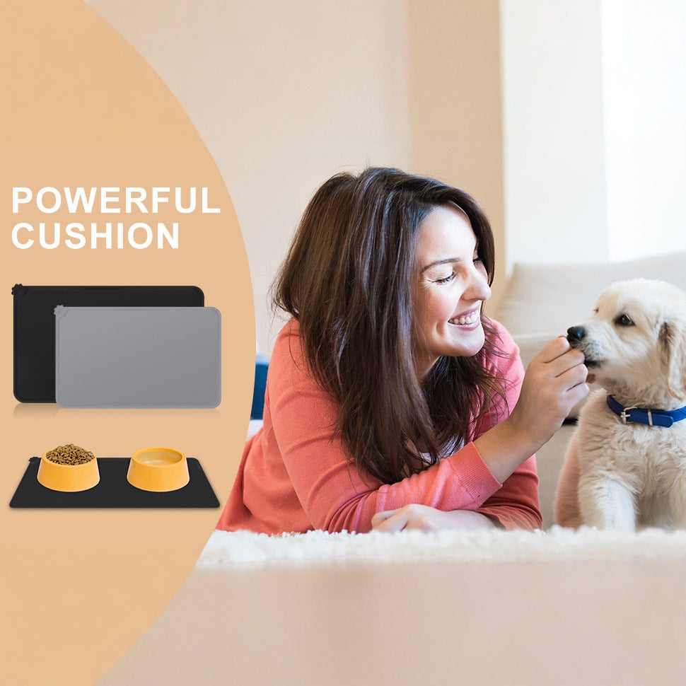 Silicone pet placemats