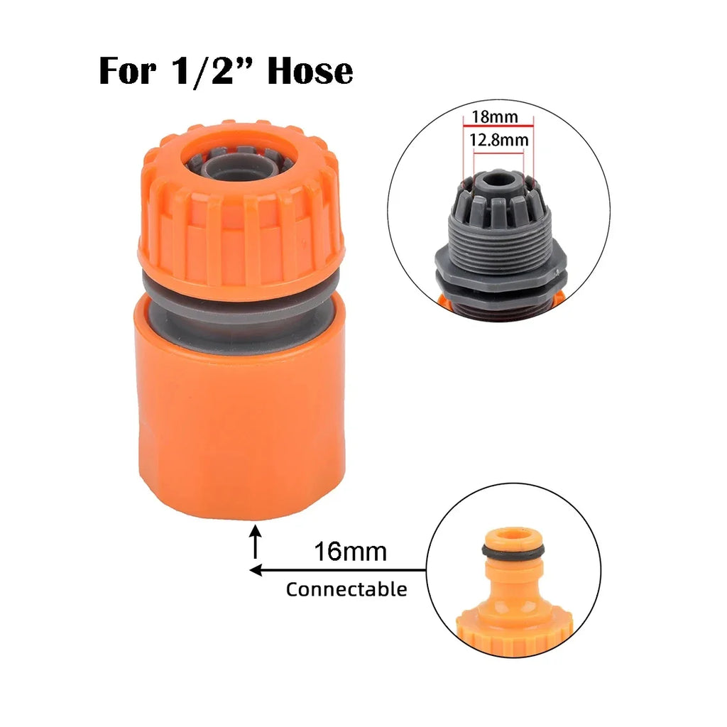 1-Pcs 1/2" 3/4" 1" Garden Hose Quick Connect Adapters -EU BPS Threaded Fittings for Faucets, Spray Guns & Watering Systems