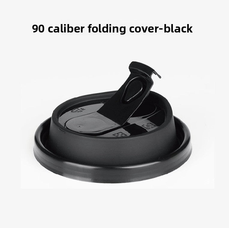 Thickened double-layer heat-resistant hot drink cup with lid