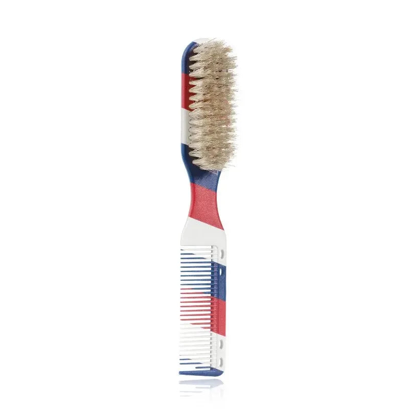 New Style Barber Neck Duster Brush Double-Sided Striped Salon Styling Tools For Hair Removal Facial Beard Clean Shaving Brushes
