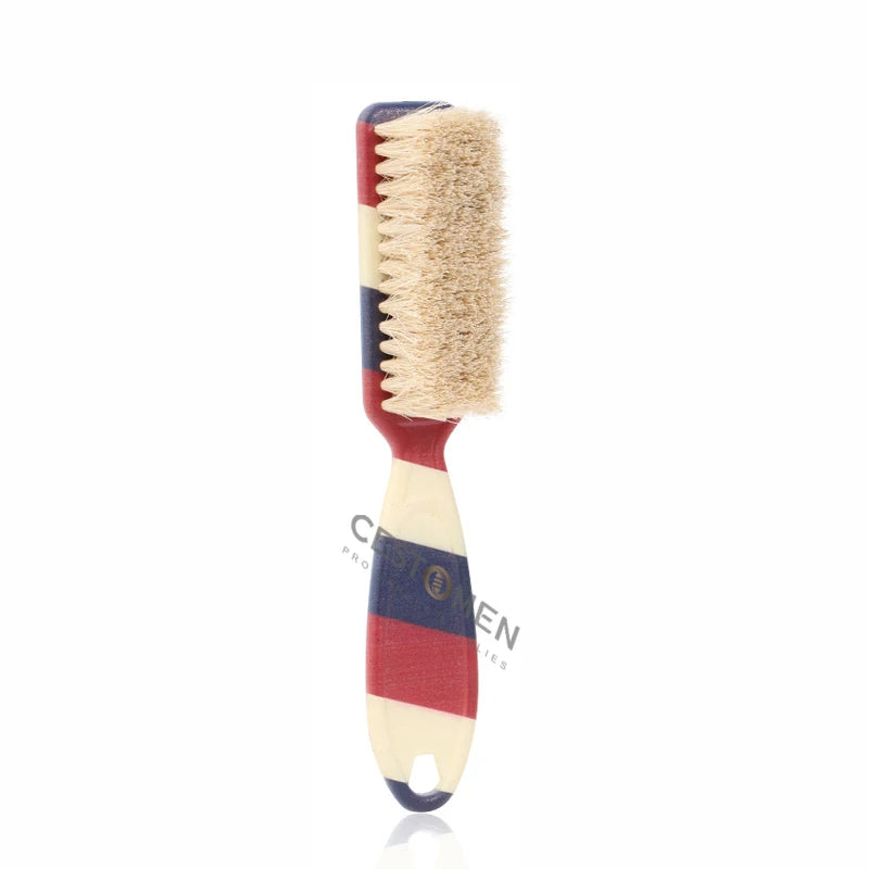 New Style Barber Neck Duster Brush Double-Sided Striped Salon Styling Tools For Hair Removal Facial Beard Clean Shaving Brushes