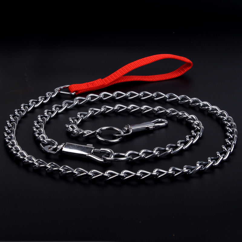 Pet Traction Rope Metal Dog Chain Dog Rope Iron Buckle Chain Chain Chain Dog Rope
