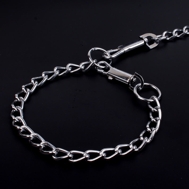 Pet Traction Rope Metal Dog Chain Dog Rope Iron Buckle Chain Chain Chain Dog Rope