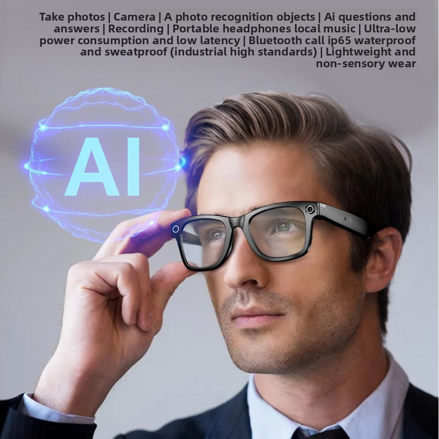 Intelligent high-definition camera translation glasses