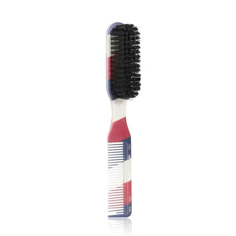 New Style Barber Neck Duster Brush Double-Sided Striped Salon Styling Tools For Hair Removal Facial Beard Clean Shaving Brushes