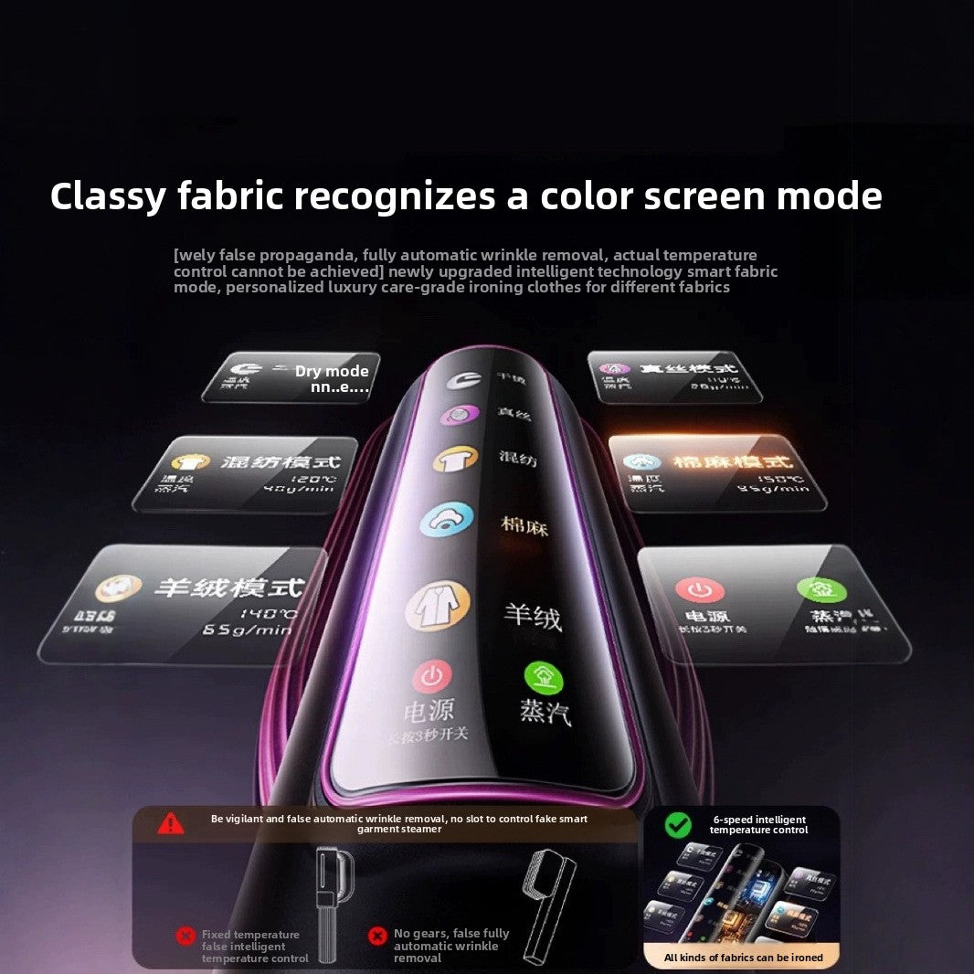 Digital Touch Screen Steam Iron with Adjustable Settings