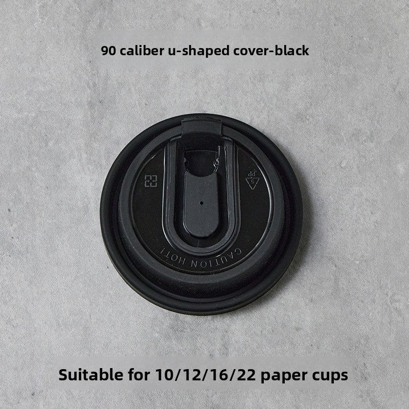 Thickened double-layer heat-resistant hot drink cup with lid