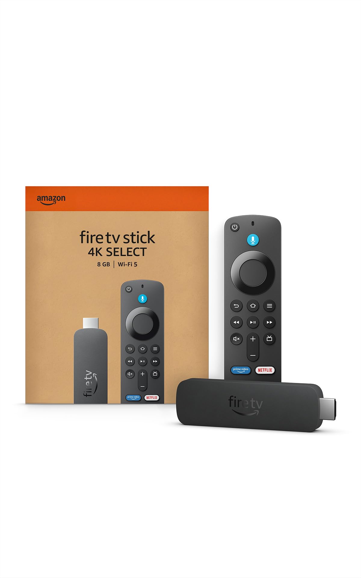 Amazon Fire TV Stick 4K Select (newest model), start streaming in 4K, AI-powered search, and free & live TV