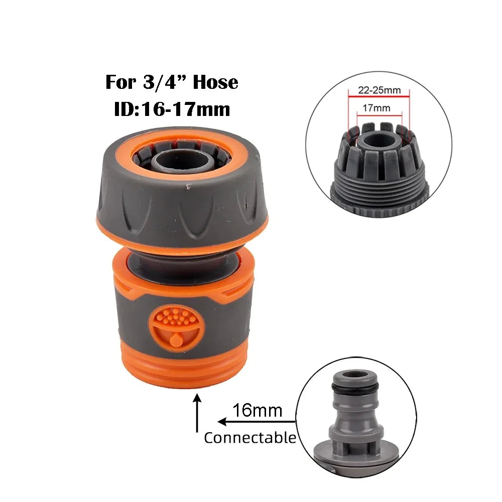 1-Pcs 1/2" 3/4" 1" Garden Hose Quick Connect Adapters -EU BPS Threaded Fittings for Faucets, Spray Guns & Watering Systems