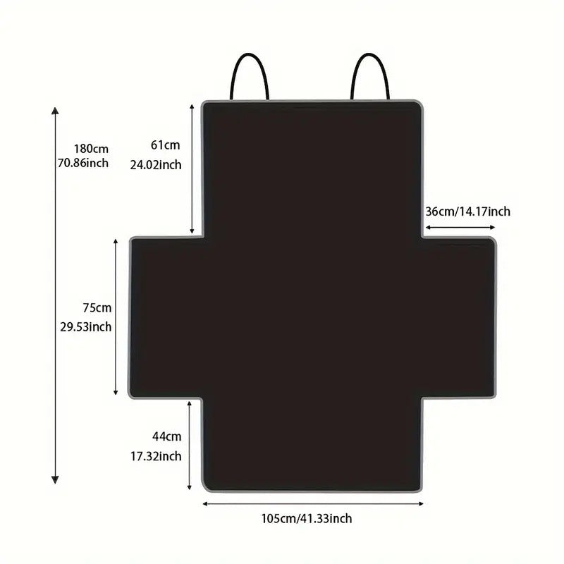 Pet car anti-dirty trunk mat