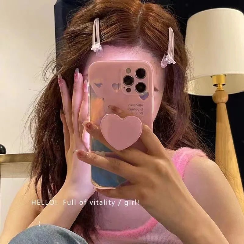 2Pcs/Lot 7.5cm Plastic Candy Colors Hairdressing Duckbill Clip Hairpins Hair Care Hair Clamps Styling Tools Professional Salon