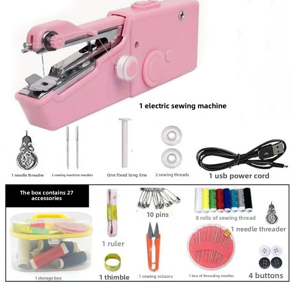 Handheld Electric Sewing Machine.