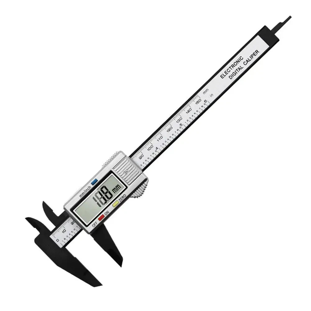 0-150mm High Strength Plastic Student Home Woodworking Gap Play Measuring Calipers Electronic Digital Calipers