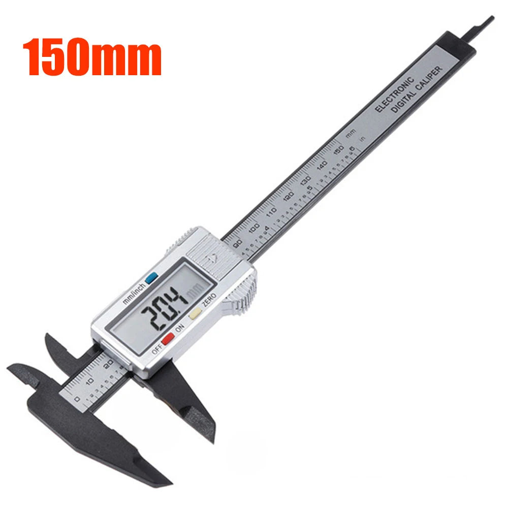 0-150mm High Strength Plastic Student Home Woodworking Gap Play Measuring Calipers Electronic Digital Calipers