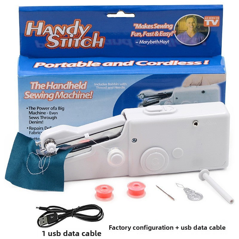 Handheld Electric Sewing Machine.