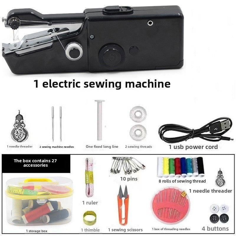 Handheld Electric Sewing Machine.