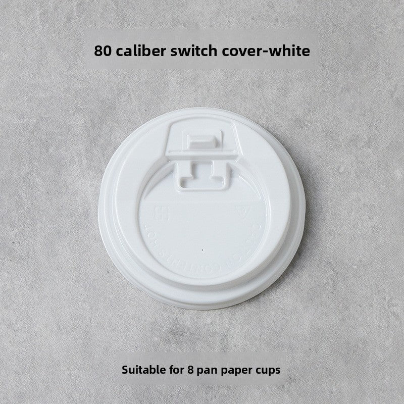 Thickened double-layer heat-resistant hot drink cup with lid