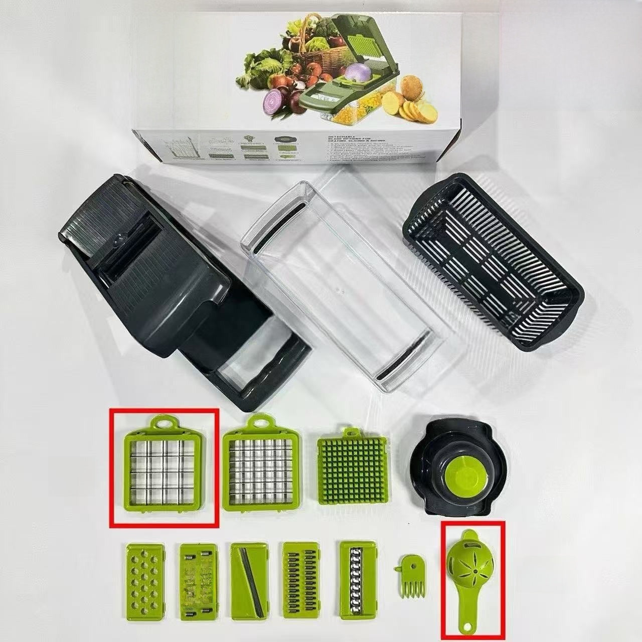 Multi-functional vegetable cutter and dice cutter