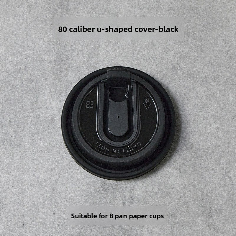 Thickened double-layer heat-resistant hot drink cup with lid