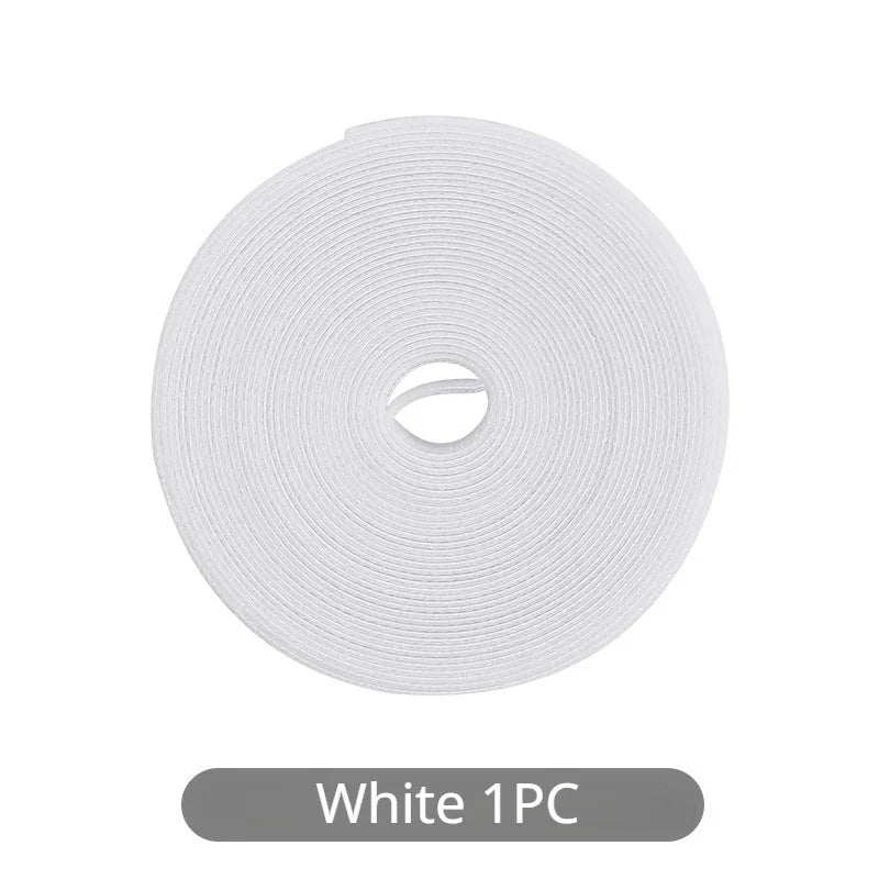 1PC 10mm 5m Data Cable Management Cable Tie Reusable Removable Multi-purpose Wire Organizer Data Cable Storage Tape Plant Fixati