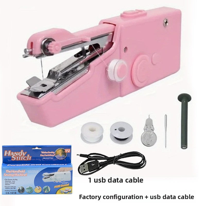 Handheld Electric Sewing Machine.