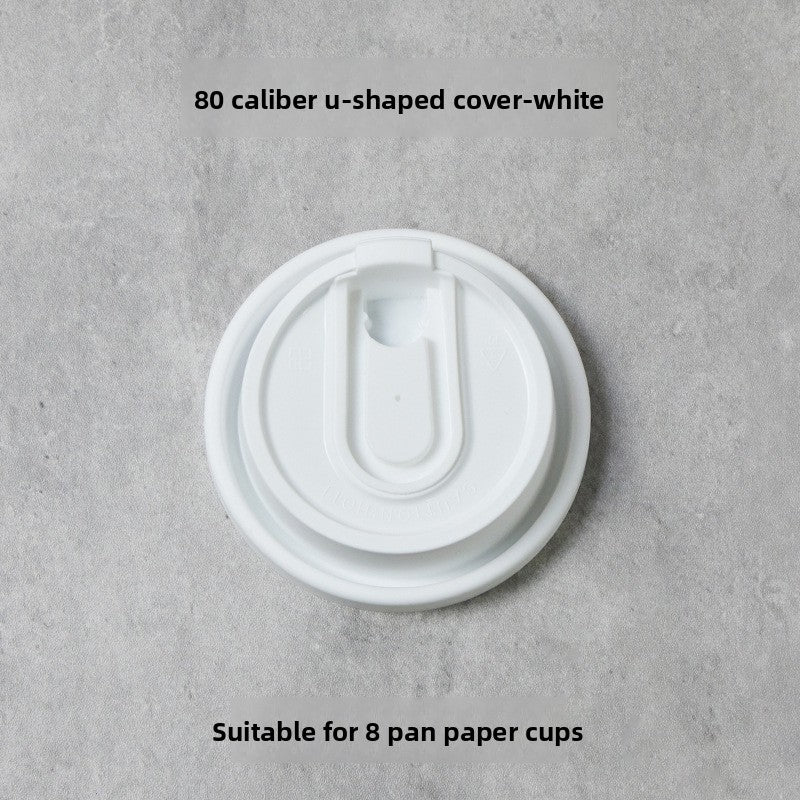 Thickened double-layer heat-resistant hot drink cup with lid