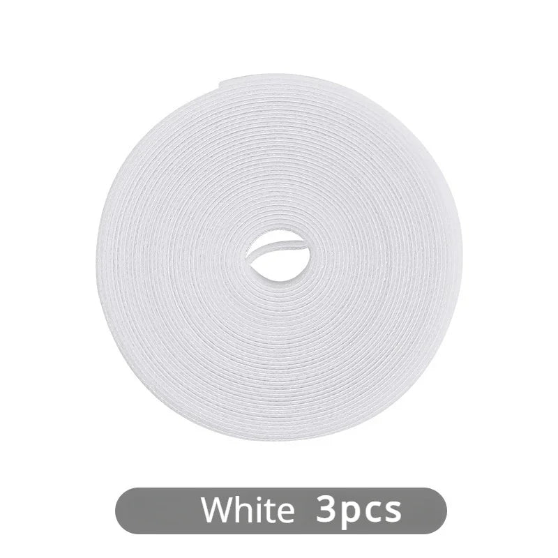 1PC 10mm 5m Data Cable Management Cable Tie Reusable Removable Multi-purpose Wire Organizer Data Cable Storage Tape Plant Fixati