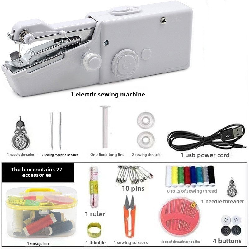 Handheld Electric Sewing Machine.
