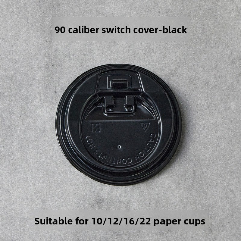 Thickened double-layer heat-resistant hot drink cup with lid