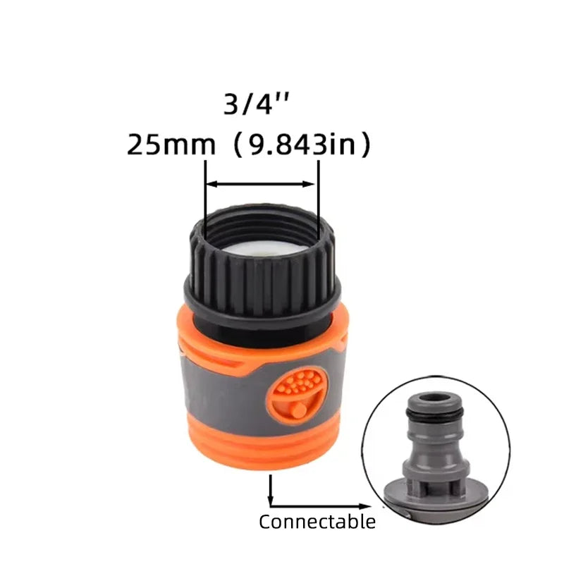 1-Pcs 1/2" 3/4" 1" Garden Hose Quick Connect Adapters -EU BPS Threaded Fittings for Faucets, Spray Guns & Watering Systems