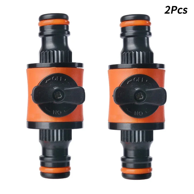 1/2PCS Garden Hose Pipe Tap Shut Off Valve Pipe Connector & Coupler for Water Stop Tap Adapter Quick Joint Water Irrigation Tool