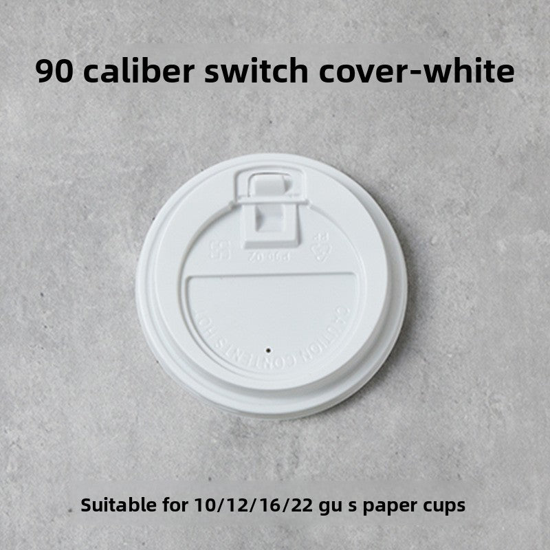 Thickened double-layer heat-resistant hot drink cup with lid