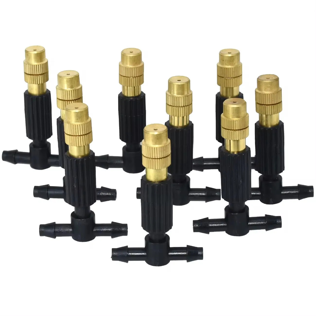 KESLA Greenhouse 5-30M Outdoor 1/4 Brass Atomizer Misting Cooling System Garden Irrigation Watering Nozzles 4/7mm Hose for Patio